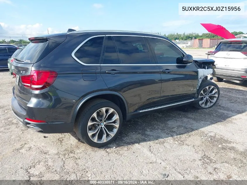 2018 BMW X5 Sdrive35I VIN: 5UXKR2C5XJ0Z15956 Lot: 40330571