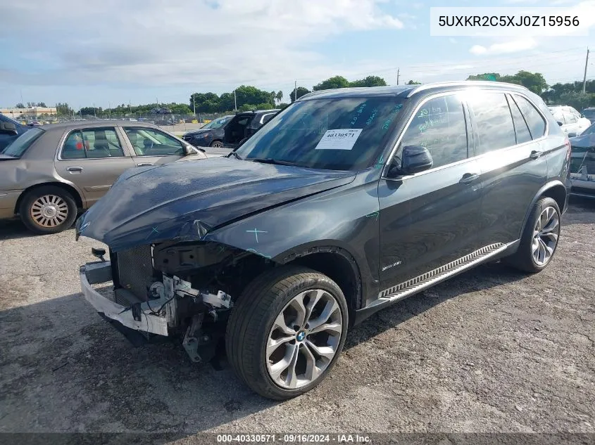 5UXKR2C5XJ0Z15956 2018 BMW X5 Sdrive35I