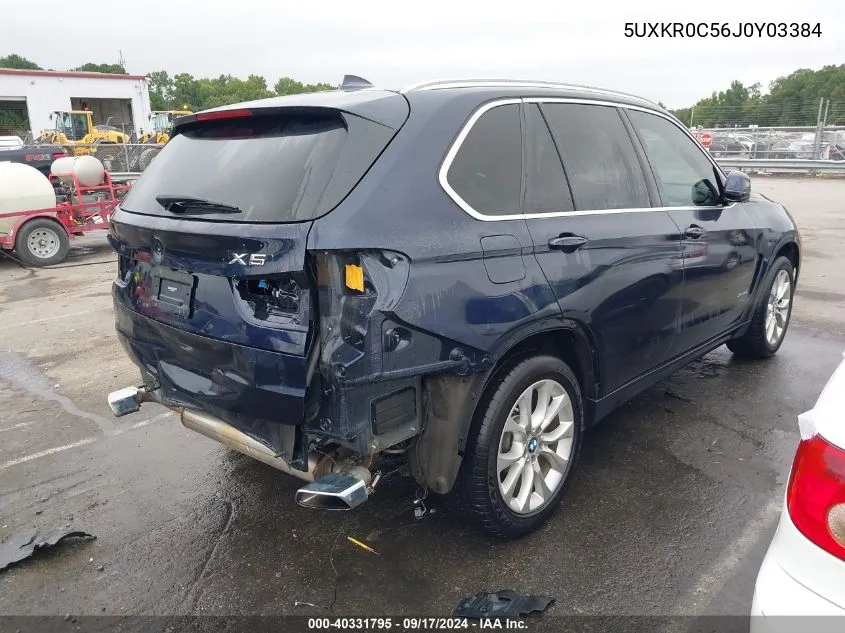 2018 BMW X5 xDrive35I VIN: 5UXKR0C56J0Y03384 Lot: 40331795