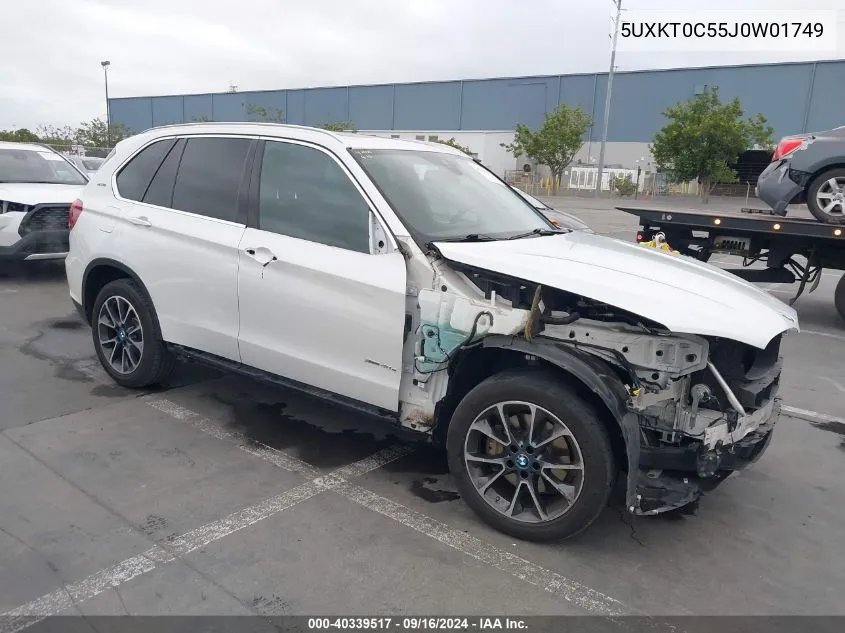 5UXKT0C55J0W01749 2018 BMW X5 Edrive xDrive40E Iperformance