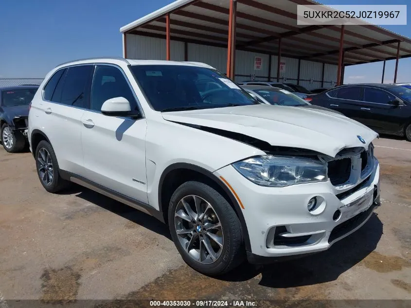 2018 BMW X5 Sdrive35I VIN: 5UXKR2C52J0Z19967 Lot: 40353030