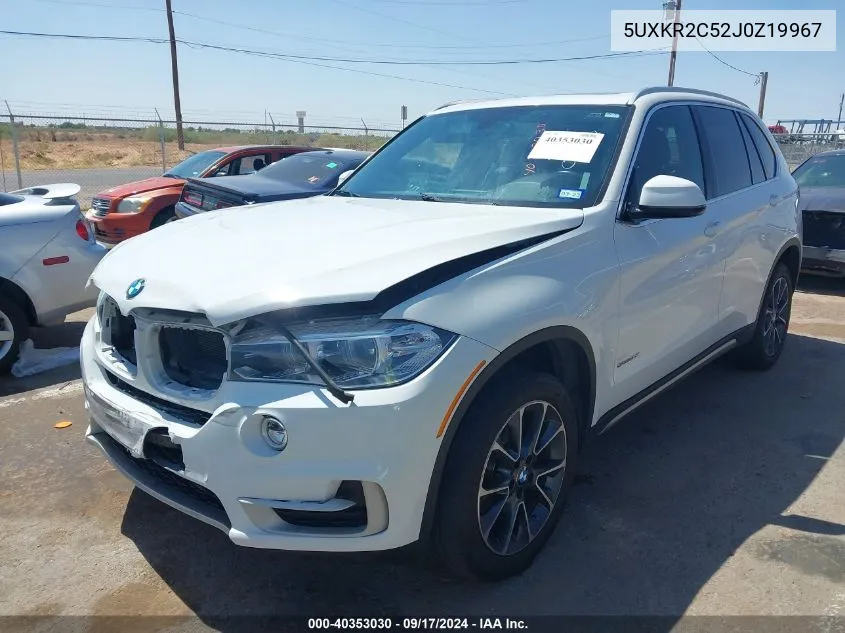 2018 BMW X5 Sdrive35I VIN: 5UXKR2C52J0Z19967 Lot: 40353030