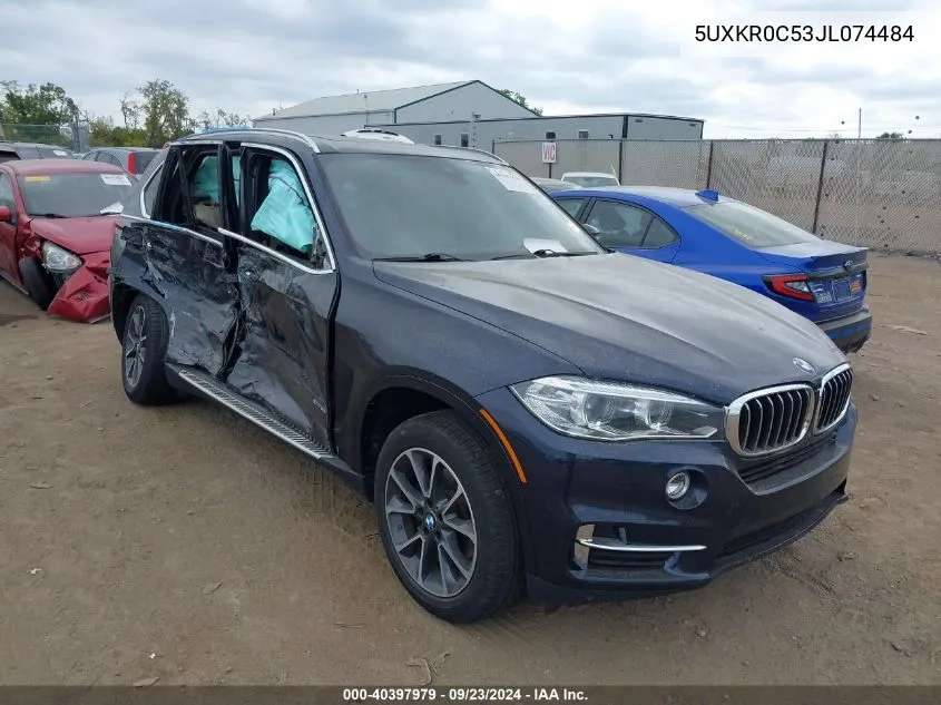 2018 BMW X5 xDrive35I VIN: 5UXKR0C53JL074484 Lot: 40397979