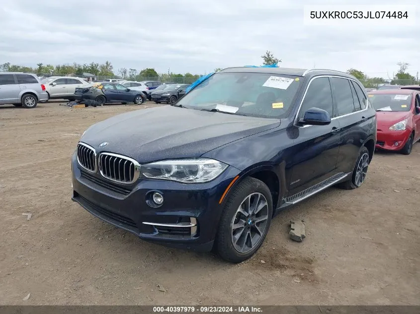 2018 BMW X5 xDrive35I VIN: 5UXKR0C53JL074484 Lot: 40397979