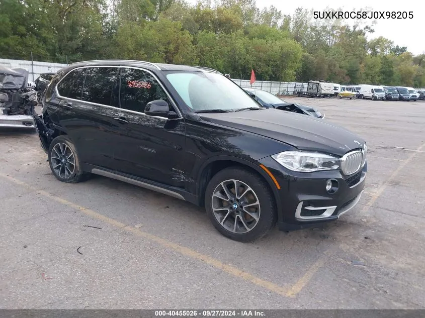 2018 BMW X5 xDrive35I VIN: 5UXKR0C58J0X98205 Lot: 40455026