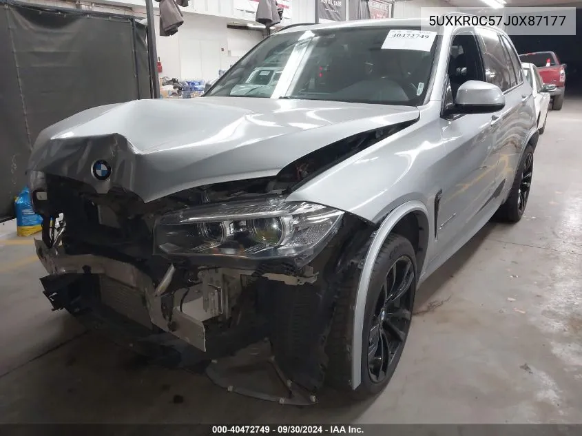 2018 BMW X5 xDrive35I VIN: 5UXKR0C57J0X87177 Lot: 40472749