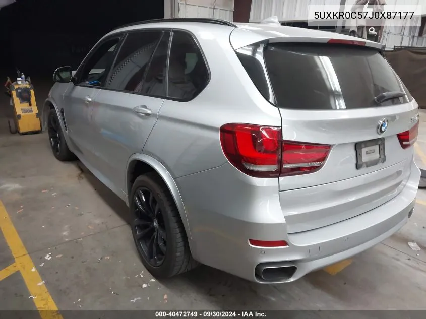 2018 BMW X5 xDrive35I VIN: 5UXKR0C57J0X87177 Lot: 40472749