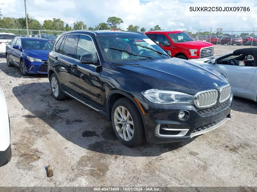 2018 BMW X5 Sdrive35I VIN: 5UXKR2C50J0X09786 Lot: 40473409