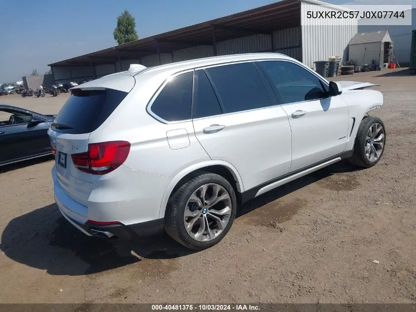 2018 BMW X5 Sdrive35I VIN: 5UXKR2C57J0X07744 Lot: 40481375