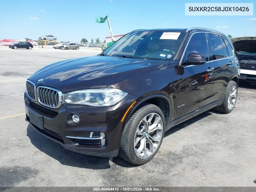 2018 BMW X5 Sdrive35I VIN: 5UXKR2C58J0X10426 Lot: 40484413