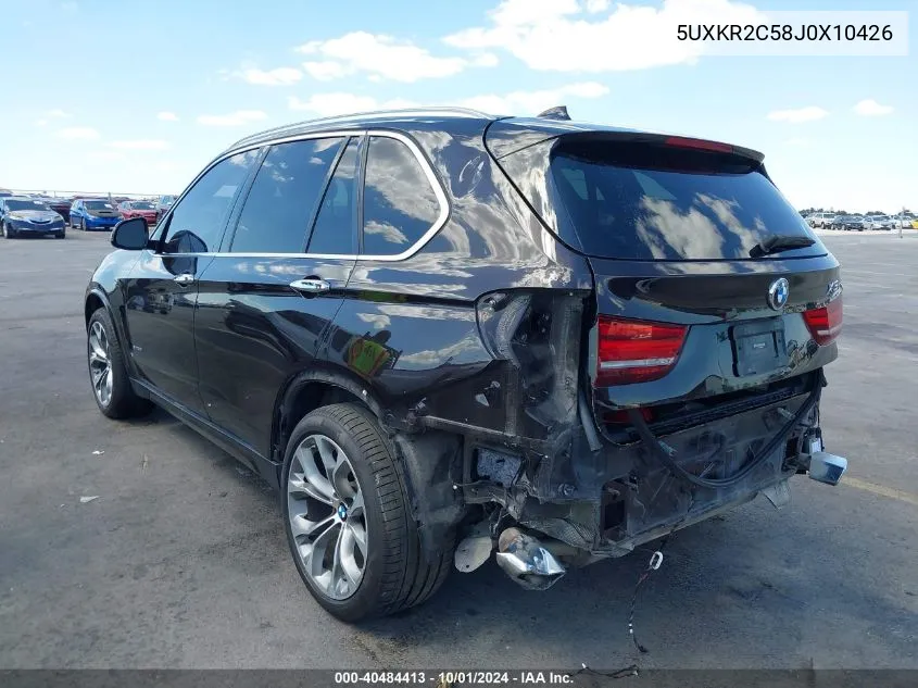 2018 BMW X5 Sdrive35I VIN: 5UXKR2C58J0X10426 Lot: 40484413