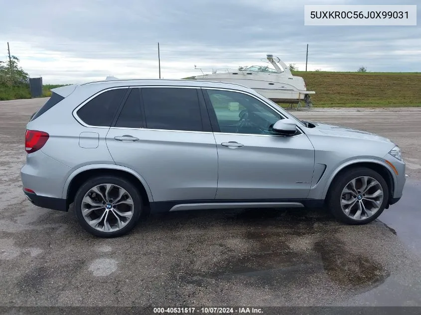 2018 BMW X5 xDrive35I VIN: 5UXKR0C56J0X99031 Lot: 40531517