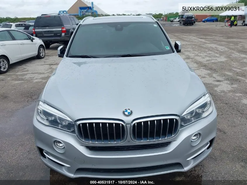 2018 BMW X5 xDrive35I VIN: 5UXKR0C56J0X99031 Lot: 40531517