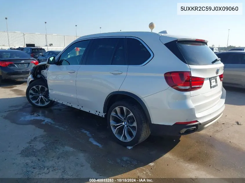 5UXKR2C59J0X09060 2018 BMW X5 Sdrive35I