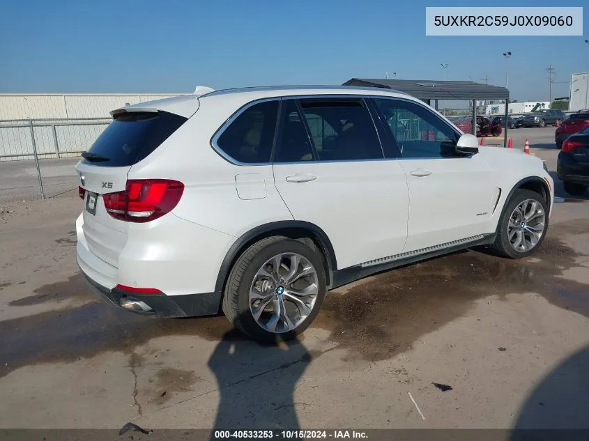 5UXKR2C59J0X09060 2018 BMW X5 Sdrive35I