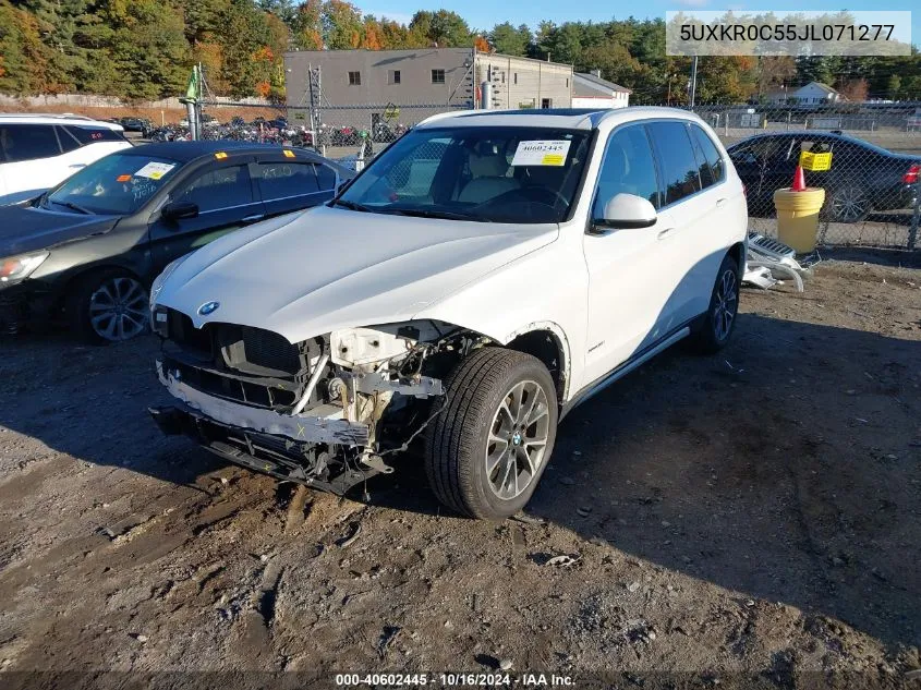 2018 BMW X5 xDrive35I VIN: 5UXKR0C55JL071277 Lot: 40602445