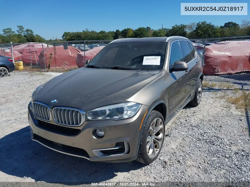 2018 BMW X5 Sdrive35I VIN: 5UXKR2C54J0Z18917 Lot: 40643917