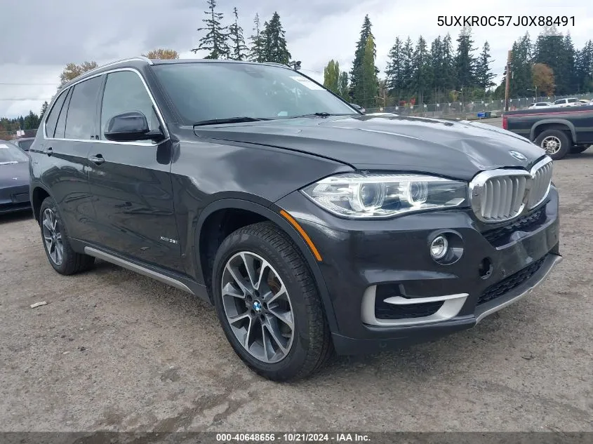 2018 BMW X5 xDrive35I VIN: 5UXKR0C57J0X88491 Lot: 40648656