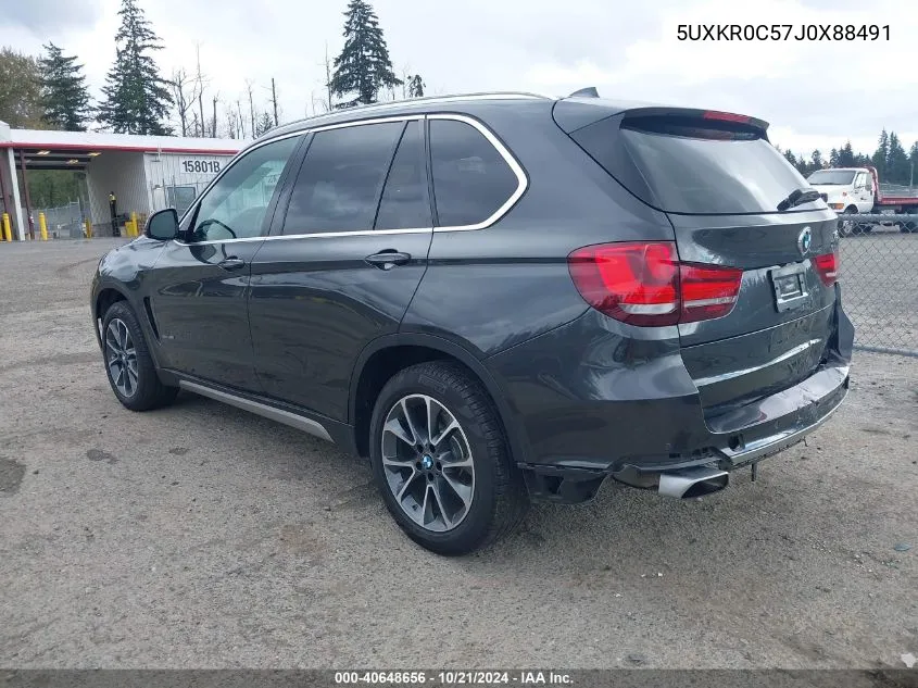 2018 BMW X5 xDrive35I VIN: 5UXKR0C57J0X88491 Lot: 40648656