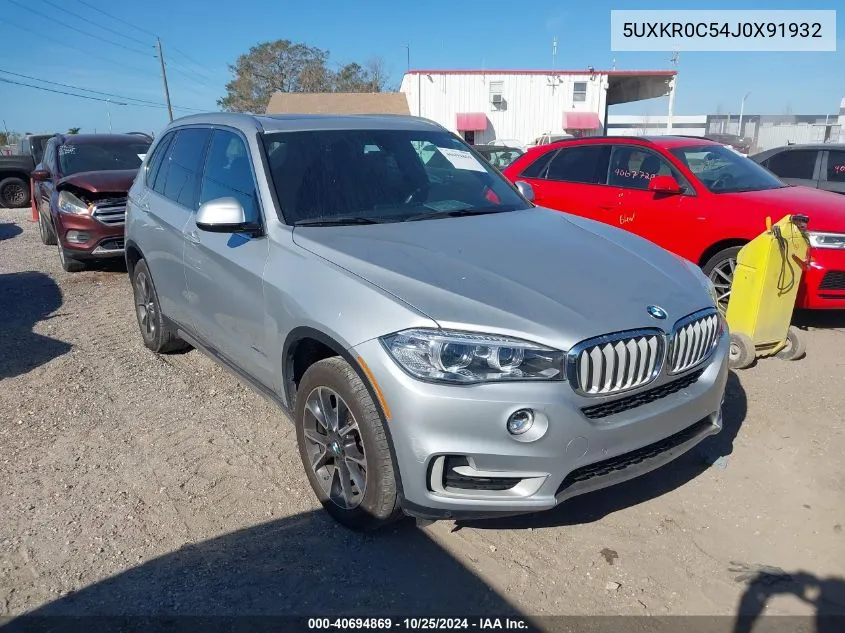 2018 BMW X5 xDrive35I VIN: 5UXKR0C54J0X91932 Lot: 40694869