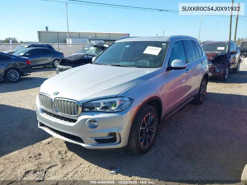 2018 BMW X5 xDrive35I VIN: 5UXKR0C54J0X91932 Lot: 40694869