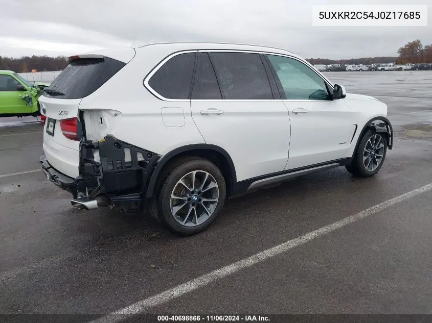 5UXKR2C54J0Z17685 2018 BMW X5 Sdrive35I