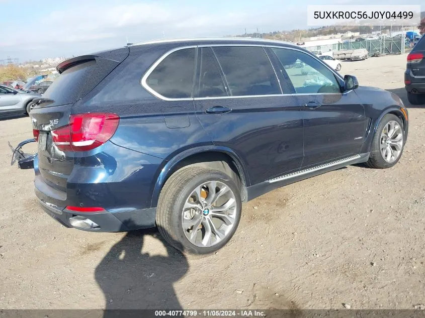 2018 BMW X5 xDrive35I VIN: 5UXKR0C56J0Y04499 Lot: 40774799