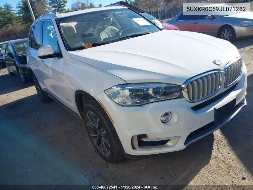 2018 BMW X5 xDrive35I VIN: 5UXKR0C59JL071282 Lot: 40872541