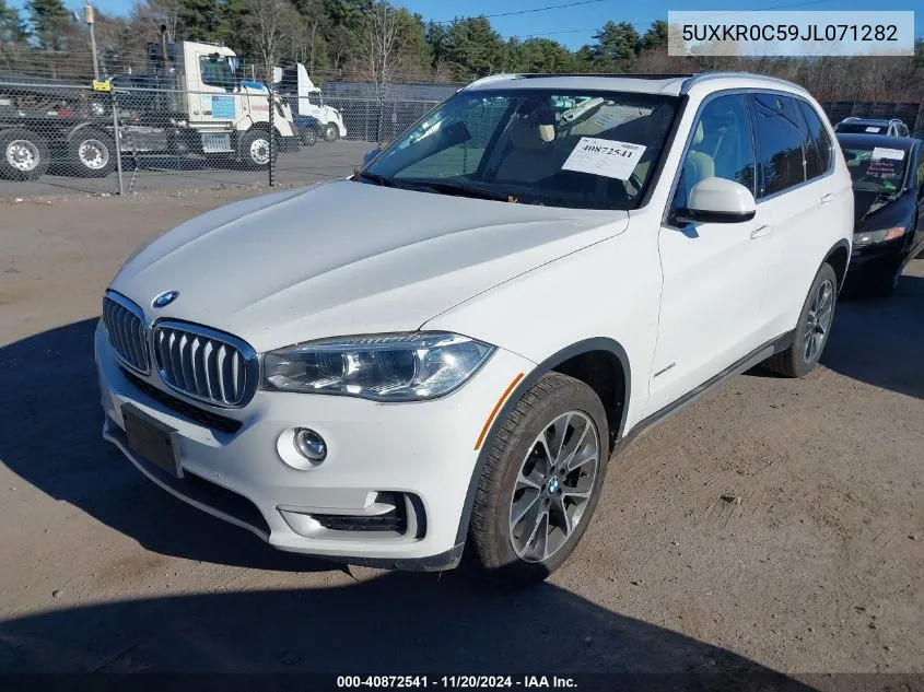 2018 BMW X5 xDrive35I VIN: 5UXKR0C59JL071282 Lot: 40872541