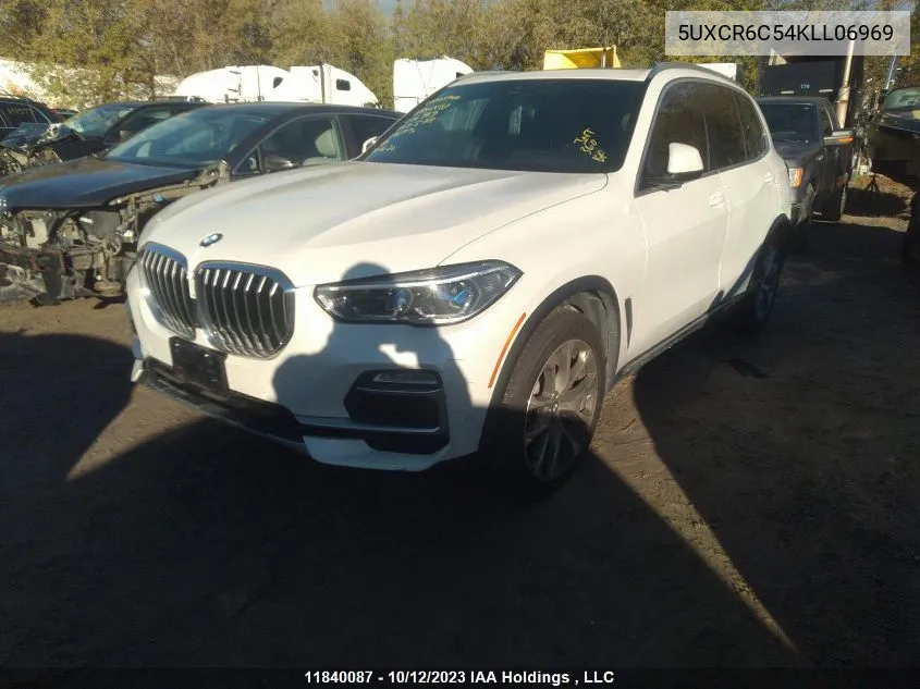 2019 BMW X5 xDrive40I VIN: 5UXCR6C54KLL06969 Lot: 11840087