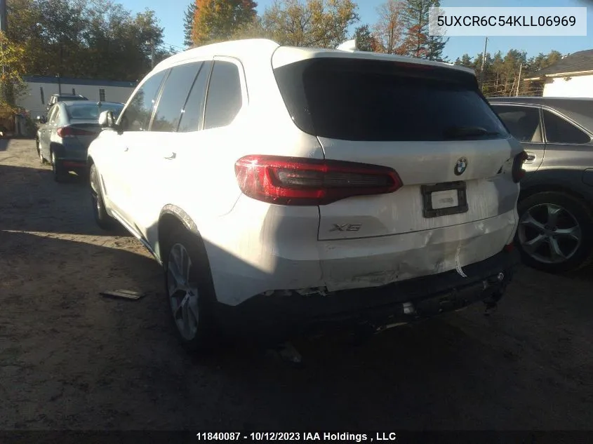 2019 BMW X5 xDrive40I VIN: 5UXCR6C54KLL06969 Lot: 11840087