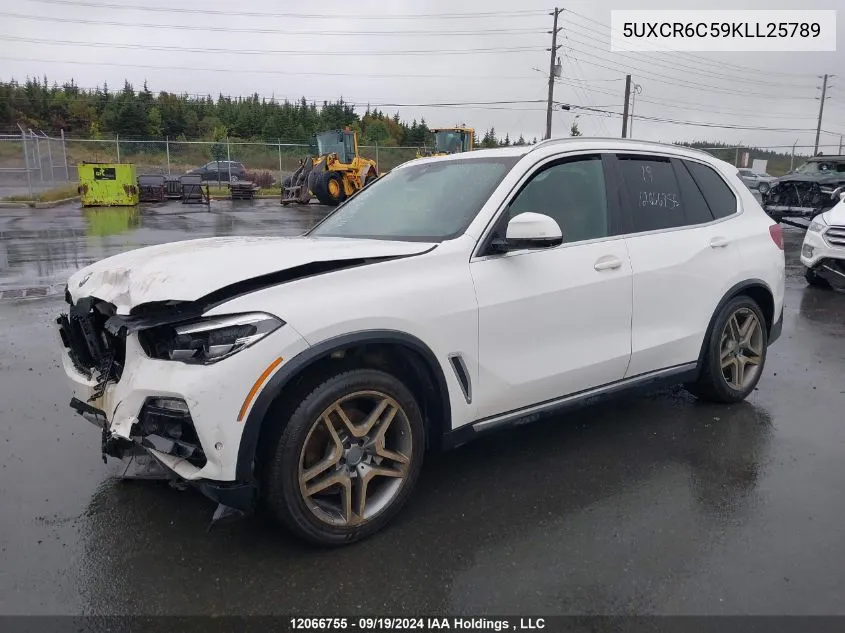 2019 BMW X5 VIN: 5UXCR6C59KLL25789 Lot: 12066755