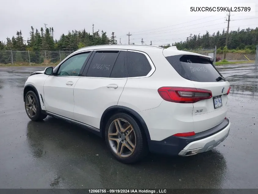 2019 BMW X5 VIN: 5UXCR6C59KLL25789 Lot: 12066755