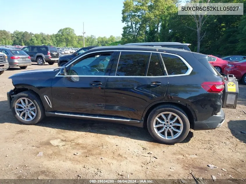 2019 BMW X5 xDrive40I VIN: 5UXCR6C52KLL05027 Lot: 39534280