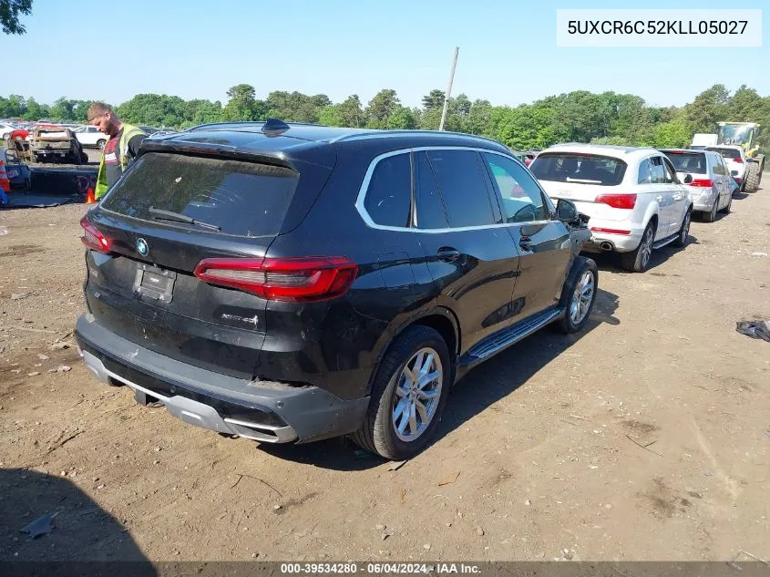 2019 BMW X5 xDrive40I VIN: 5UXCR6C52KLL05027 Lot: 39534280