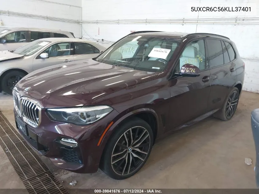 2019 BMW X5 xDrive40I VIN: 5UXCR6C56KLL37401 Lot: 39841676