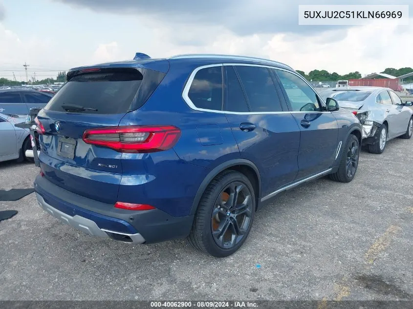 2019 BMW X5 xDrive50I VIN: 5UXJU2C51KLN66969 Lot: 40062900