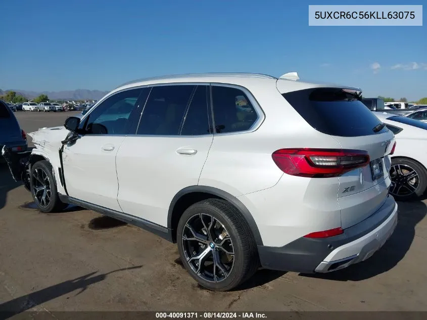 2019 BMW X5 xDrive40I VIN: 5UXCR6C56KLL63075 Lot: 40091371