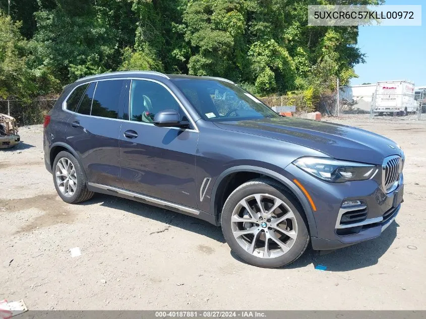 2019 BMW X5 xDrive40I VIN: 5UXCR6C57KLL00972 Lot: 40187881