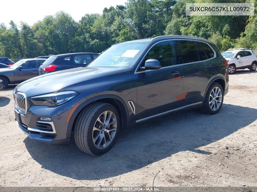 2019 BMW X5 xDrive40I VIN: 5UXCR6C57KLL00972 Lot: 40187881