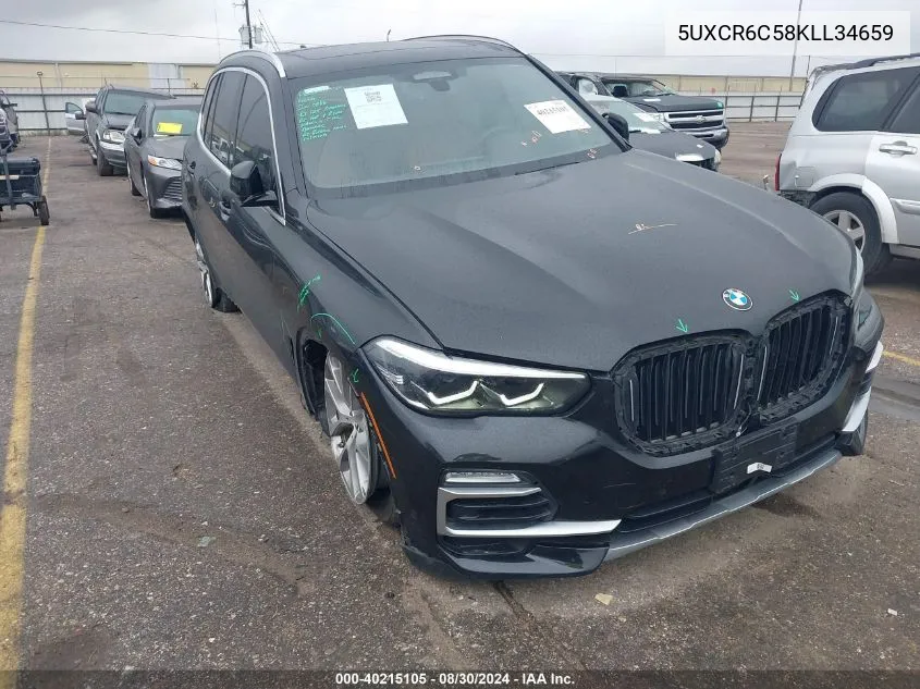 2019 BMW X5 xDrive40I VIN: 5UXCR6C58KLL34659 Lot: 40215105