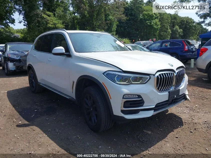 2019 BMW X5 xDrive40I VIN: 5UXCR6C57KLL27105 Lot: 40222705