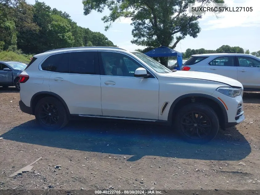 5UXCR6C57KLL27105 2019 BMW X5 xDrive40I