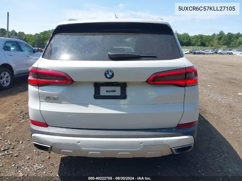 5UXCR6C57KLL27105 2019 BMW X5 xDrive40I