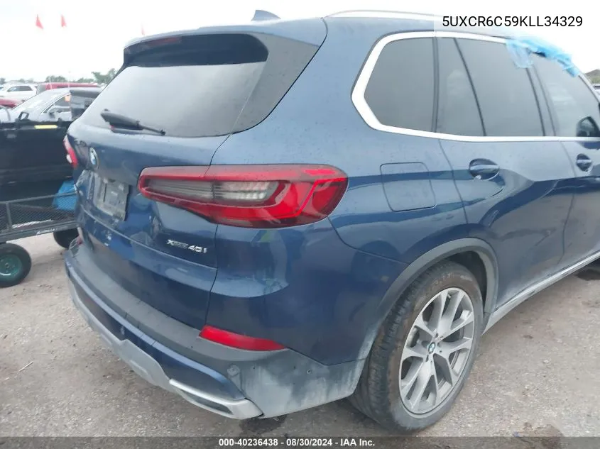 5UXCR6C59KLL34329 2019 BMW X5 xDrive40I