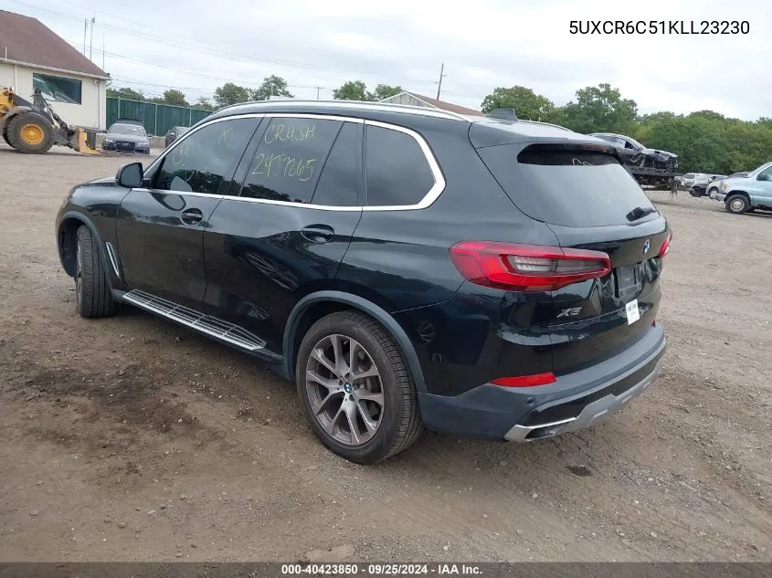 2019 BMW X5 xDrive40I VIN: 5UXCR6C51KLL23230 Lot: 40423850