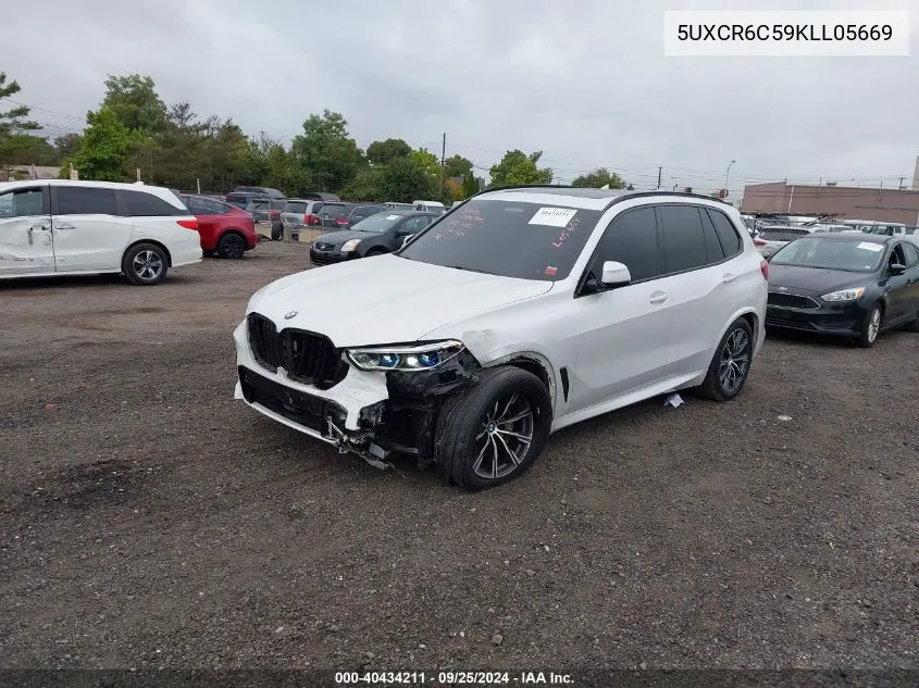 2019 BMW X5 xDrive40I VIN: 5UXCR6C59KLL05669 Lot: 40434211