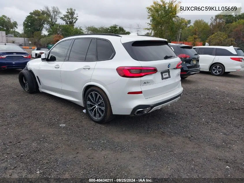 2019 BMW X5 xDrive40I VIN: 5UXCR6C59KLL05669 Lot: 40434211