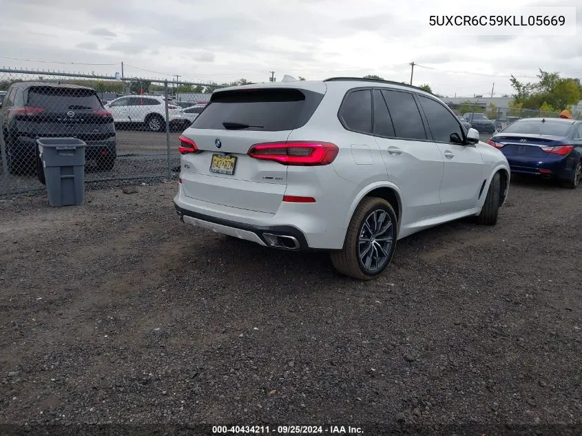 2019 BMW X5 xDrive40I VIN: 5UXCR6C59KLL05669 Lot: 40434211