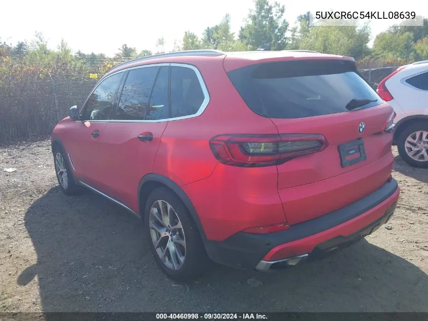 2019 BMW X5 xDrive40I VIN: 5UXCR6C54KLL08639 Lot: 40460998